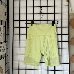 Medium Fluorescent Aerie Biker Shorts